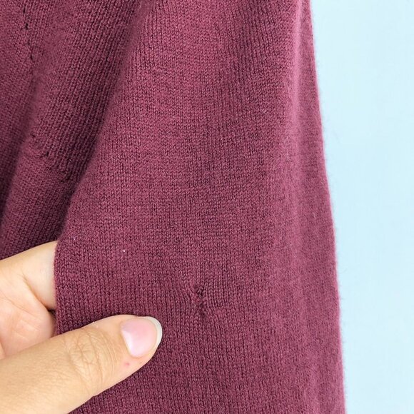 Lululemon Wine Berry Sunset Savasana Pullover cross open back sweater - Picture 14 of 16